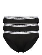 3P Bikini Truse Brief Truse Black Tommy Hilfiger