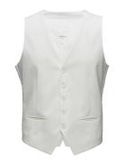 Men's Waistcoat For Suit Dressvest White Lindbergh