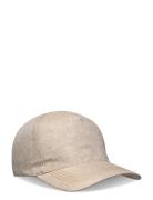 Baseball Contemporary Linen Accessories Headwear Caps Beige Wigéns