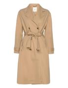 Tosca Trench Coat Kåpe Brown Masai