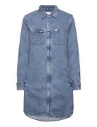 Unionall Dress Kort Kjole Blue Lee Jeans