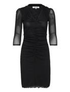 Dvf Elena Dress Kort Kjole Black Diane Von Furstenberg