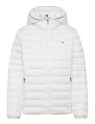 Lw Padded Global Stripe Jacket Fôret Jakke White Tommy Hilfiger