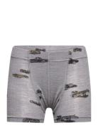 Nmmwang Wool Needle Boxer Shorts Xxiii Undertøy Grey Name It