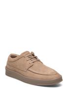 Biatom Lace Shoe Suede Mokasiner Lave Sko Beige Bianco