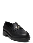 Rubber Sole Loafer W/Hw Mokasiner Lave Sko Black Calvin Klein