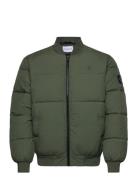 Commercial Bomber Jacket Bomberjakke Jakke Khaki Green Calvin Klein Je...