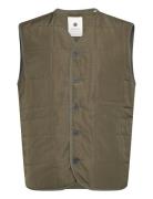 Akrasmus Quilted Vest Vest Green Anerkjendt