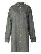 Luna Lyocell Nightshirt Nattkjole Green Lexington Home