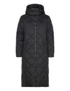 Crgaiagro Long Jacket Fôret Kåpe Black Cream