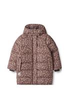 Puffer Coat Yrsa Fôret Jakke Purple Wheat