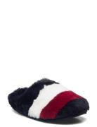 Flag Fur Home Slipper Slippers Tøfler Blue Tommy Hilfiger