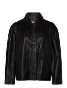 Lauradep Jacket Skinnjakke Skinnjakke Black DEPECHE