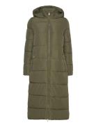 Onlanna X Long Hood Puffer Coat Cs Otw Fôret Kåpe Green ONLY