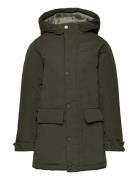 Jjchamp Parka Jacket Jnr Parkas Jakke Khaki Green Jack & J S