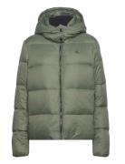 Mw Down Archetype Short Puffer Fôret Jakke Green Calvin Klein Jeans