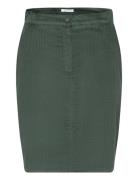 Basel Corduroy Skirt Kort Skjørt Green Tamaris Apparel