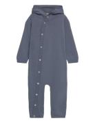 Wholesuit Wool Knit Jumpsuit Blue Fixoni