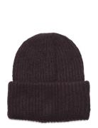 Beanie Anneli Double Fold Accessories Headwear Beanies Brown Lindex