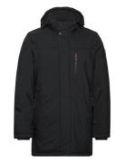 Hooded Parka Jacket Parkas Jakke Black Lindbergh