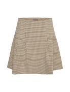 Cuastra Skirt Kort Skjørt Beige Culture