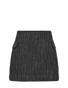 Nurubi Skirt Kort Skjørt Black Nümph