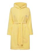 Plain Bath Robe Morgenkåpe Yellow Boss Home