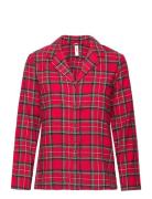 Nightshirt Flannel Check Topp Red Lindex