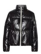 New York Gloss Puffer Jacket Fôret Jakke Black Tommy Hilfiger