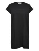 Alvidera Organic Logo Dress Kort Kjole Black MSCH Copenhagen