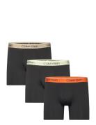 Boxer Brief 3Pk Boksershorts Black Calvin Klein