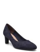 Women Court Sho Shoes Heels Pumps Classic Navy Tamaris