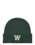 Vin Logo Beanie Accessories Headwear Beanies Green Double A By Wood Wo...