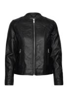 Byacom Jacket Skinnjakke Skinnjakke Black B.young