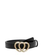 Kogpina Heart Pu Jeans Belt Belte Black Kids Only