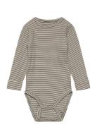 Nbnberro R Ls Body Bodies Long-sleeved Grey Name It