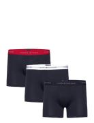 3P Boxer Brief Wb Boksershorts Navy Tommy Hilfiger