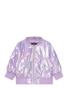 Nmfmovie Bomber Jacket Foil Bomberjakke Purple Name It