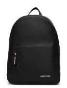 Th Pique Backpack Ryggsekk Veske Black Tommy Hilfiger