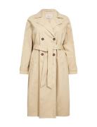 Wa-Chaneel 3 Trench Coat Kåpe Beige Wasabiconcept