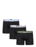 Boxerbr 3P Bold Boksershorts Black BOSS