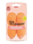 Real Techniques 4 Miracle Complexion Sponges Sminkesvamp Sminke Orange...