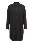 Luana Shirt Dress 11468 Knelang Kjole Black Samsøe Samsøe