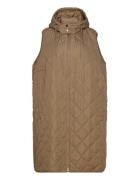 Mtammi, Waistcoat Vests Padded Vests Brown Zizzi