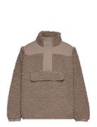 Pile Anorak Ruko Outerwear Fleece Outerwear Fleece Jackets Beige Wheat