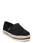 Alpargata Platform Rope Sandaler Espadrilles Lave Black TOMS