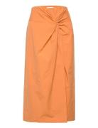 Marcena Skirt Langt Skjørt Orange Stylein