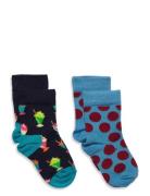 2-Pack Kids Milkshake Sock Sokker Strømper Multi/patterned Happy Socks