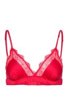 Love Lace Lingerie Bras & Tops Soft Bras Bralette Red Love Stories