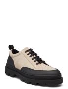 Tanner Suede Sneaker Lave Sneakers Beige Les Deux